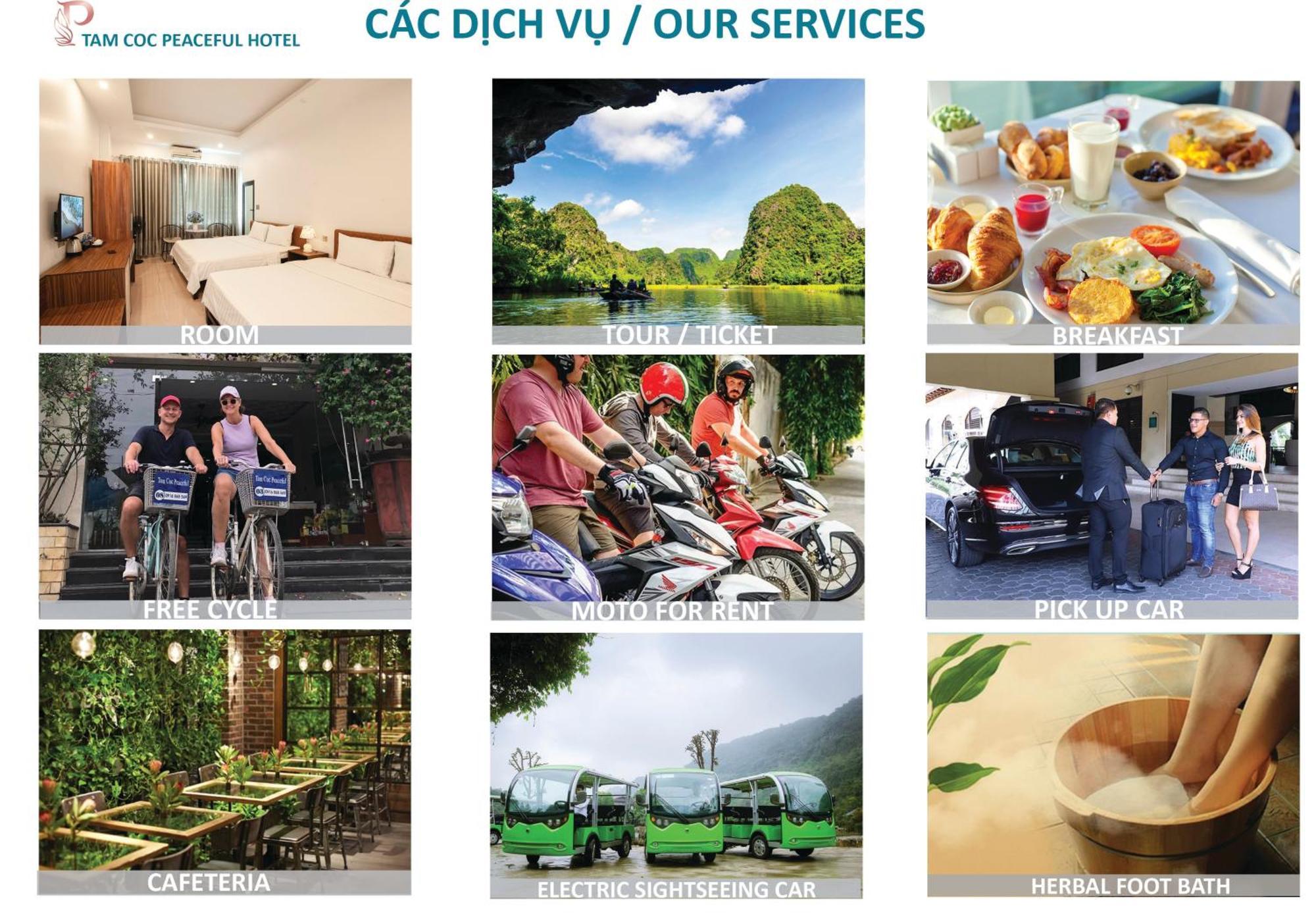 Tam Coc Peaceful Hotel Ниньбинь Экстерьер фото